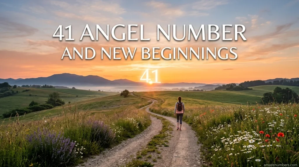 41 Angel Number and New Beginnings
