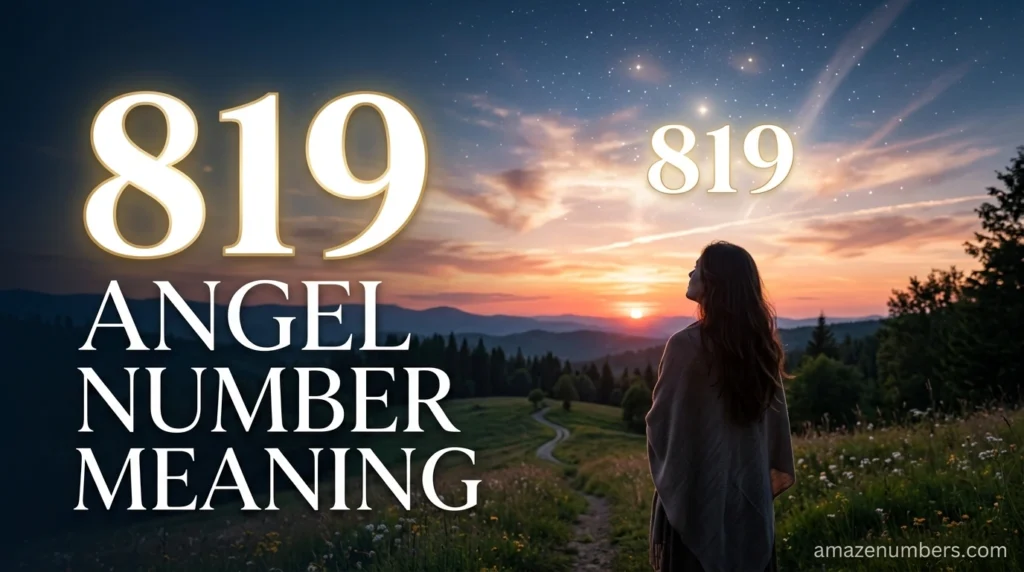 819 Angel Number Meaning