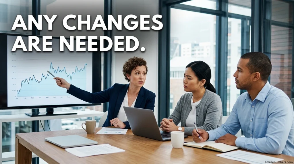 any changes are needed.
