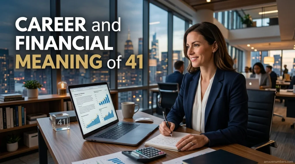 Career and Financial Meaning of 41