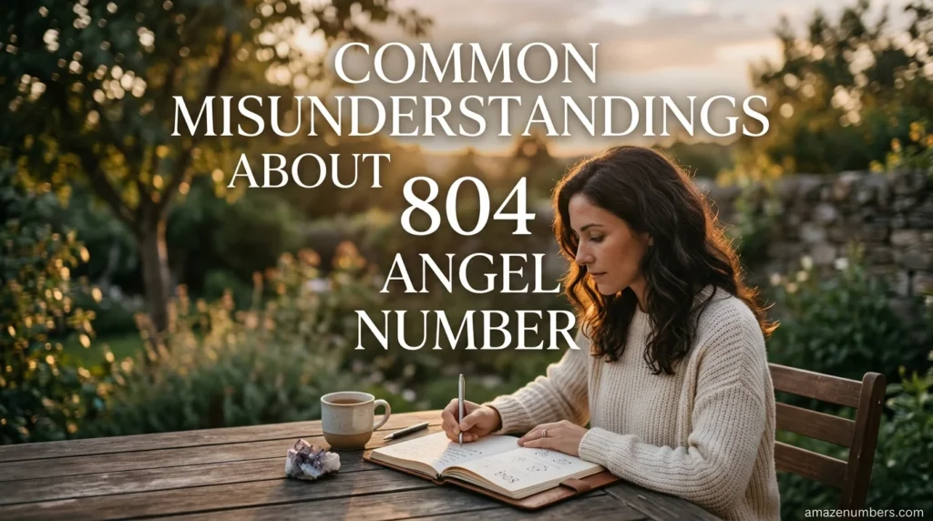 Common Misunderstandings About 804 Angel Number