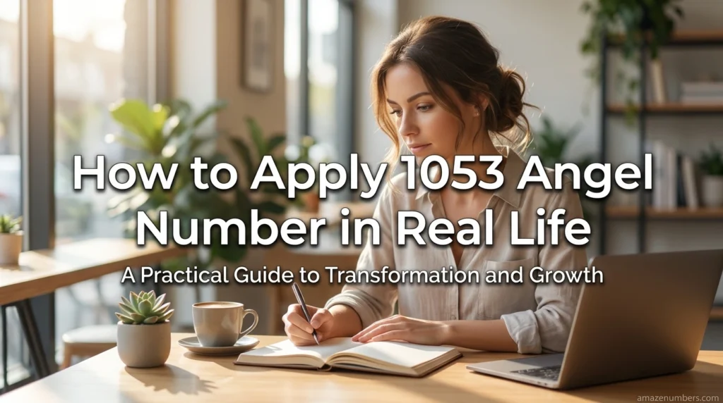 How to Apply 1053 Angel Number in Real Life