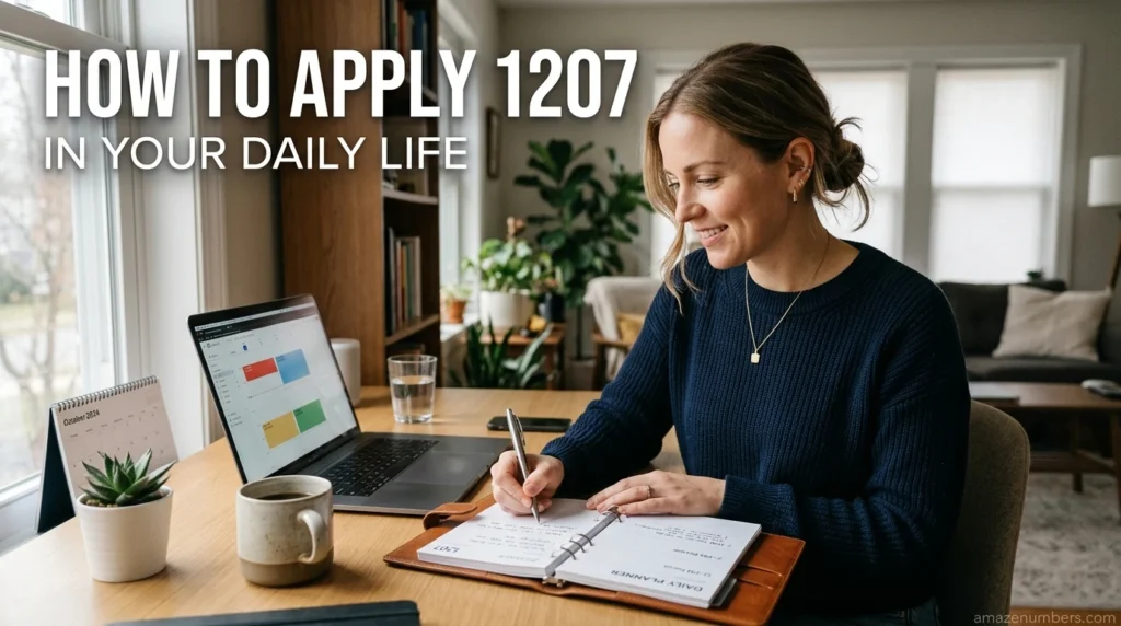 How to Apply 1207 in Your Daily Life