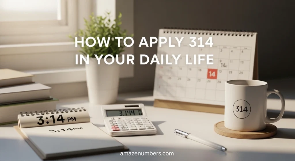 How to Apply 314 in Your Daily Life