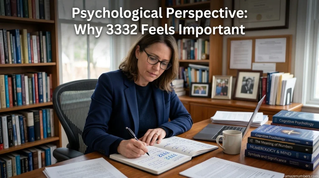Psychological Perspective: Why 3332 Feels Important