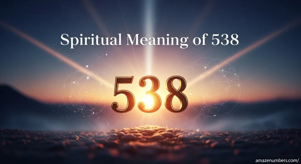Spiritual Meaning of 538