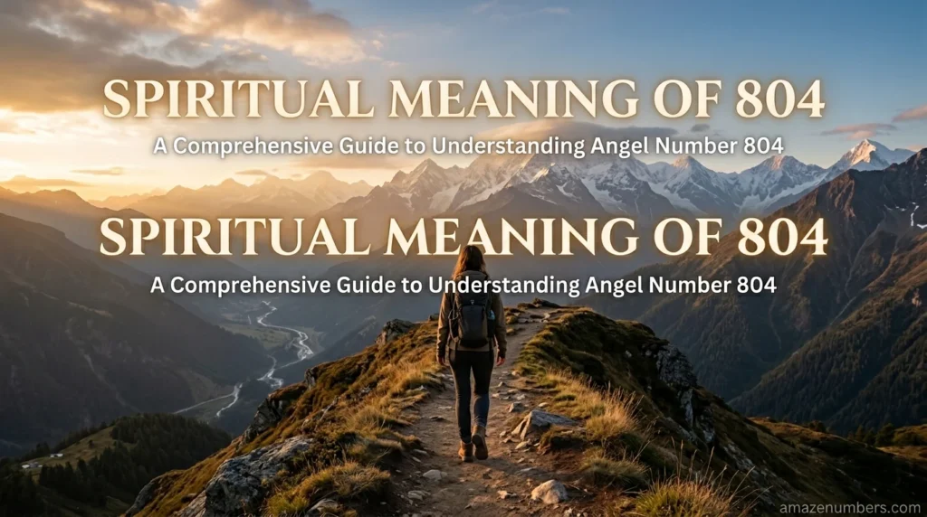 Spiritual Meaning of 804