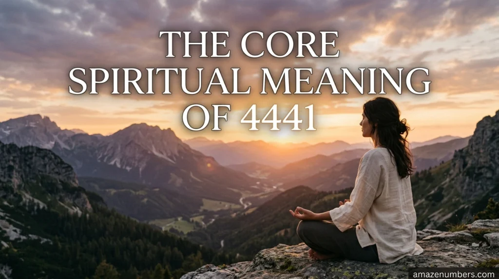 The Core Spiritual Meaning of 4441
