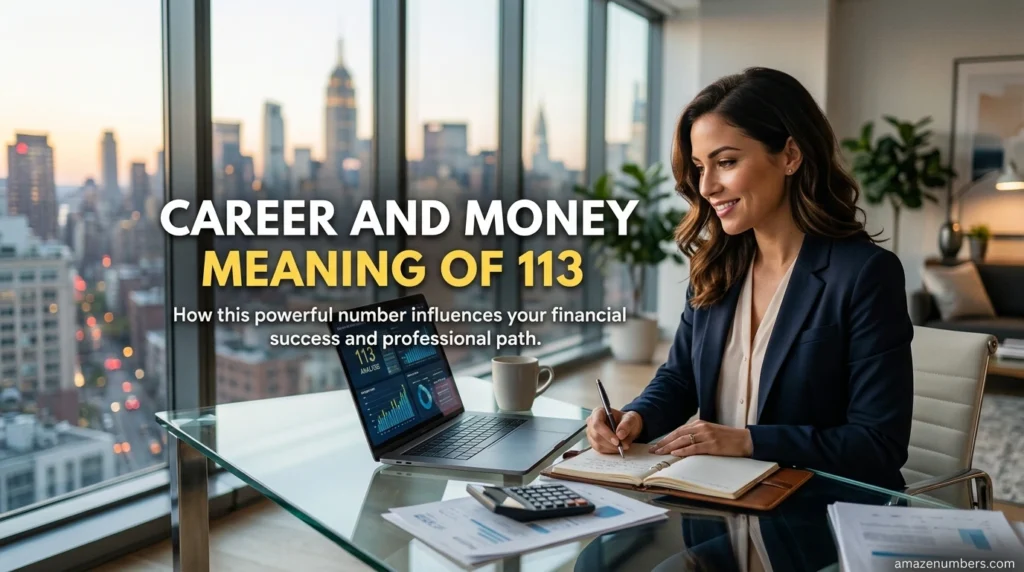 Career and Money Meaning of 113