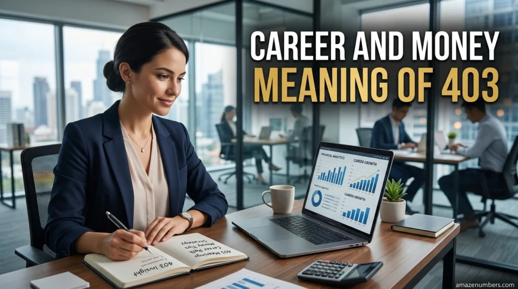Career and Money Meaning of 403