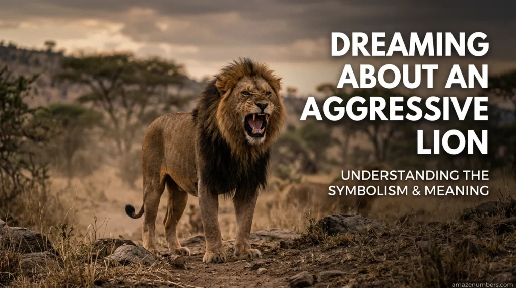 Dreaming About an Aggressive Lion