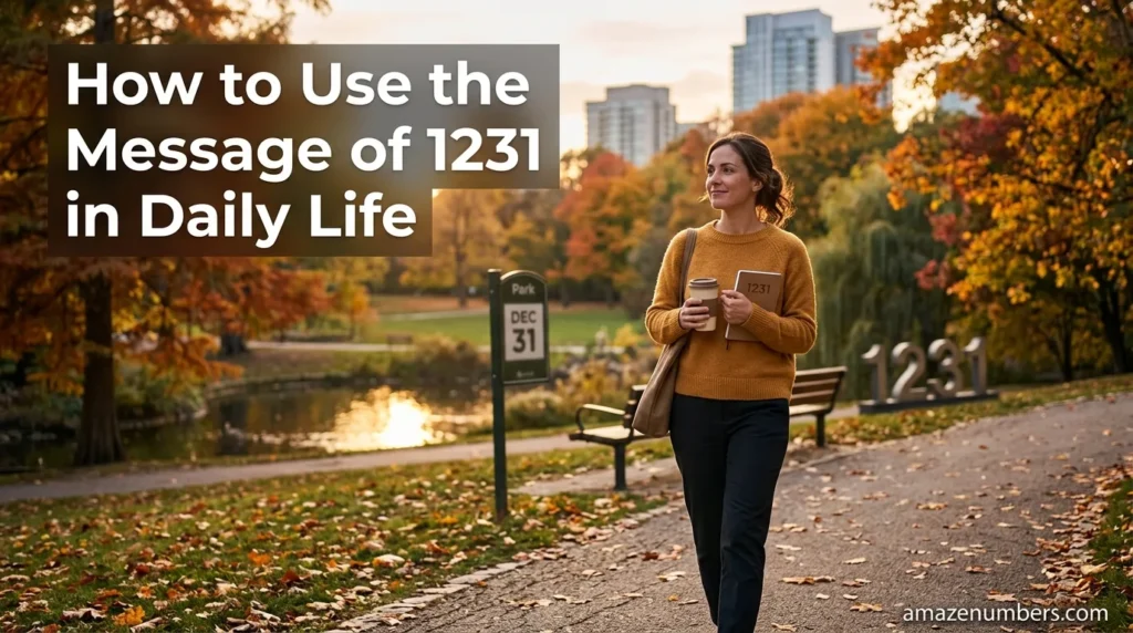 How to Use the Message of 1231 in Daily Life