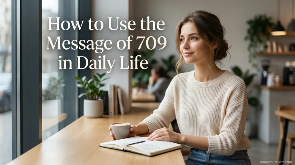 How to Use the Message of 709 in Daily Life