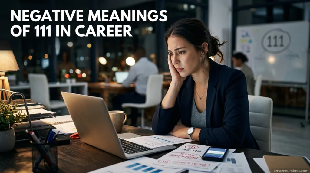 Negative Meanings of 111 in Career