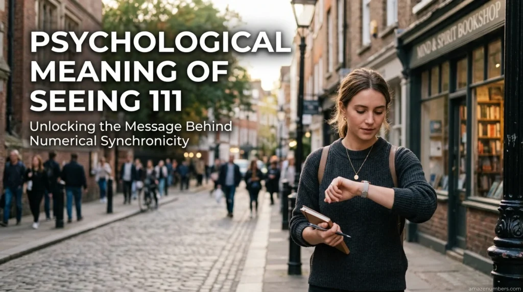 Psychological Meaning of Seeing 111