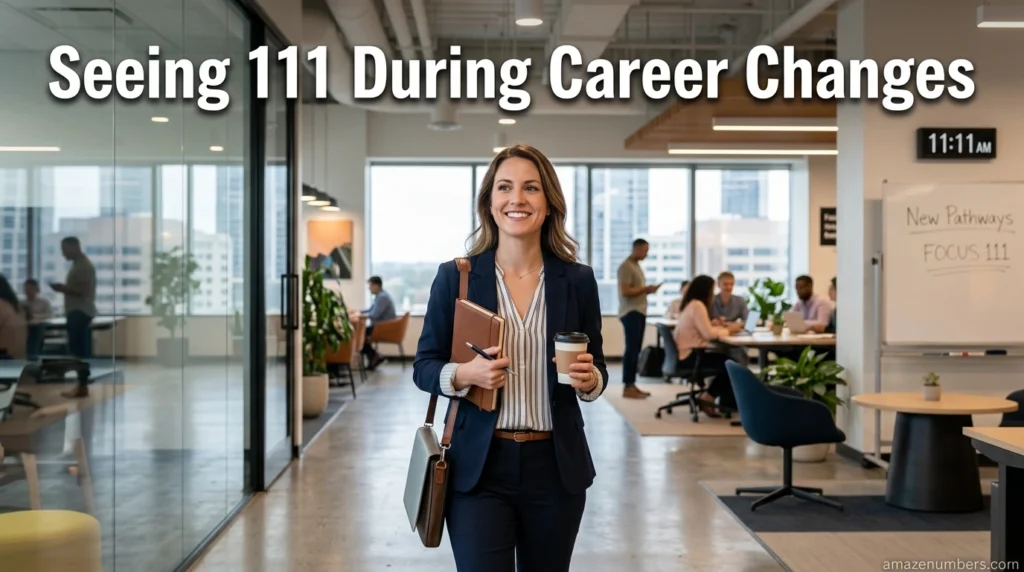 Seeing 111 During Career Changes