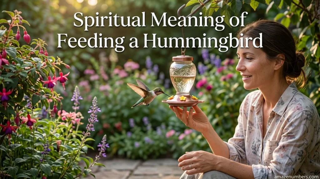 Spiritual Meaning of Feeding a Hummingbird