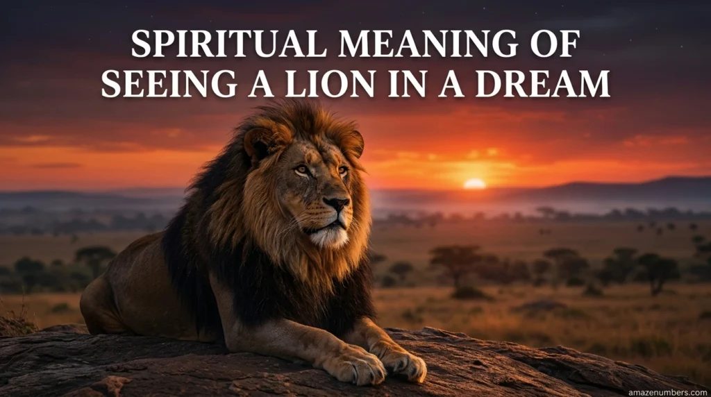 Spiritual Meaning of Seeing a Lion in a Dream