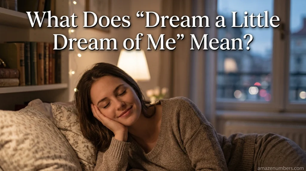 What Does “Dream a Little Dream of Me” Mean?